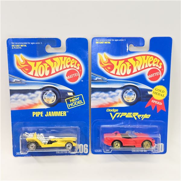 Hot Wheels blue card pair