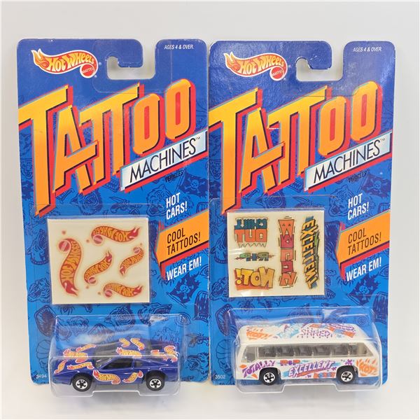 Hot Wheels Tattoo Machines pair