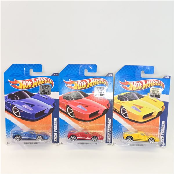 Hot Wheels Ferrari lot of 3