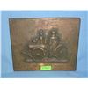 Image 1 : Fire pumper solid bronze fire dept wall mark