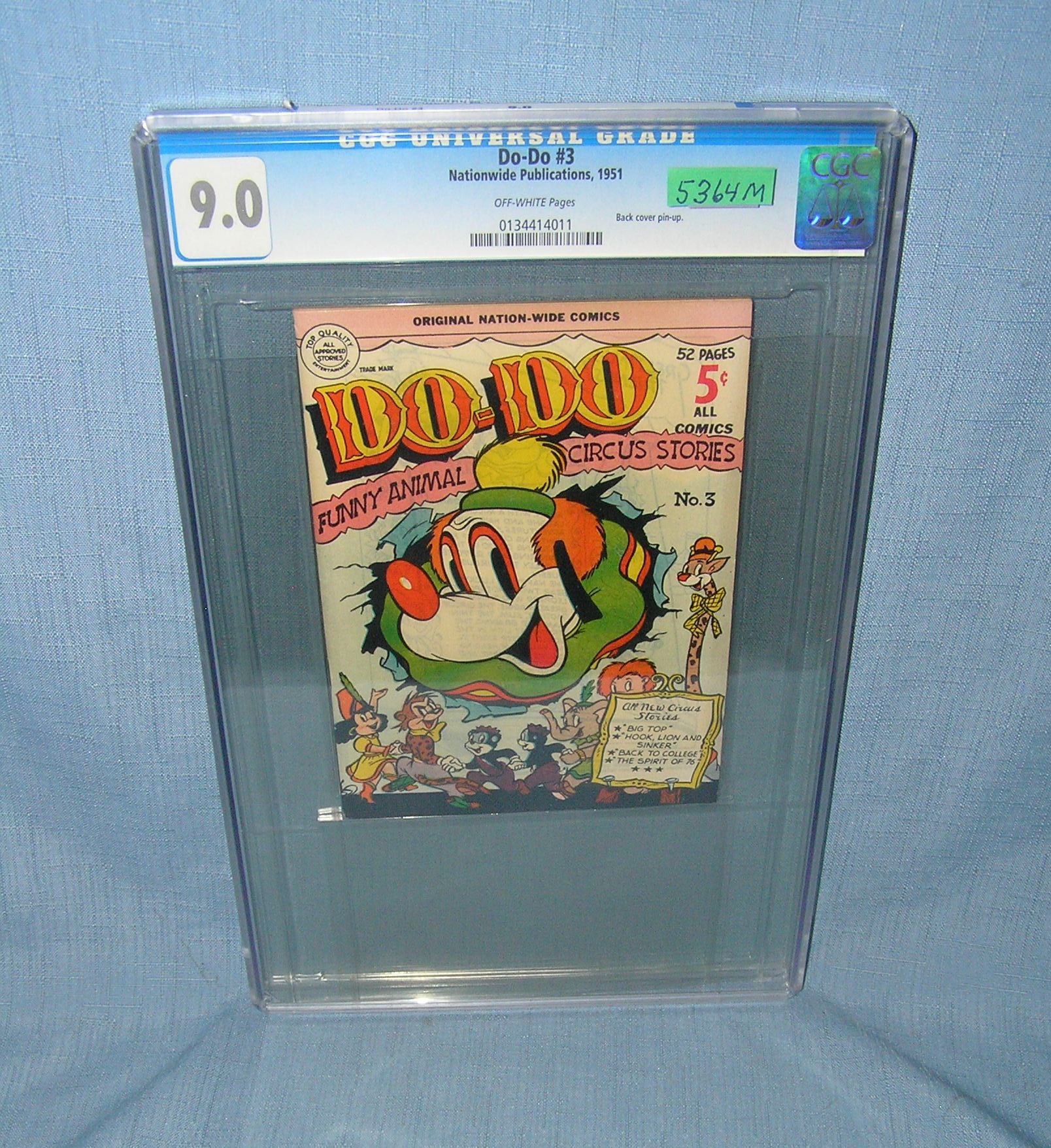 Graded Do-Do number 3 comic book
