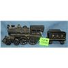 Image 1 : All hand painted cast iron Penns RR train set