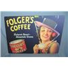 Image 1 : Folger's Coffee retro style advertising sign