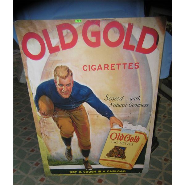 Old Gold cigarettes large retro style advertising sign