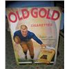 Image 1 : Old Gold cigarettes large retro style advertising sign