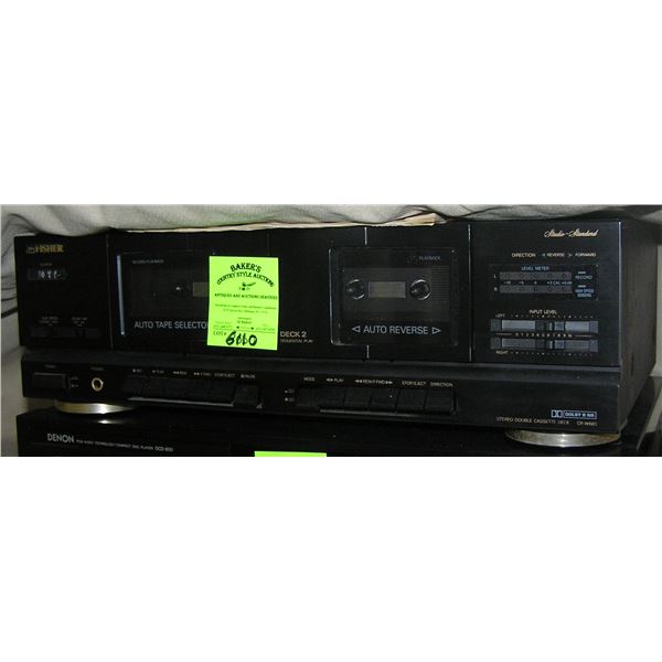 Fischer stereo double cassettes deck with Dolby