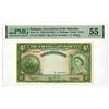 Image 1 : Bahamas. Government of the Bahamas, 1936 (ND 1961) Issued Banknote.