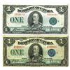 Image 1 : Canada. Dominion of Canada, 1923, Issued Banknote Pair.