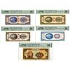 Image 1 : China. Central Bank of China, 1947 to 1948, Group of 5 Issued Banknotes.