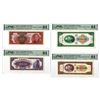 Image 1 : China. Central Bank of China, 1947 to 1949, Issued Banknote Quartet