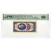 Image 1 : China. Bank of Taiwan, 1950, "Kinmen Branch" the Second of 2 Sequential Banknotes.