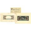 Image 1 : El Salvador. Banco Central de Reserve de El Salvador, 1935, Proof Banknote with Matching Proof Under