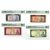 Image 1 : Iran. Bank Melli Iran, ND (1951)/SH1330, Group of 4 Issued Banknotes.