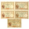 Image 1 : New Caledonia. Banque de l'Indochine Noumea, ND (ca. 1926), Issued Banknotes.