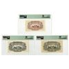 Image 2 : South Korea. Bank of Chosen, ND (1949), Issued Banknote Trio.
