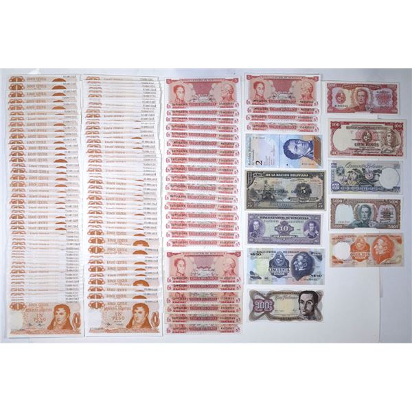 South American Banknote Group, 1929 to 2007.