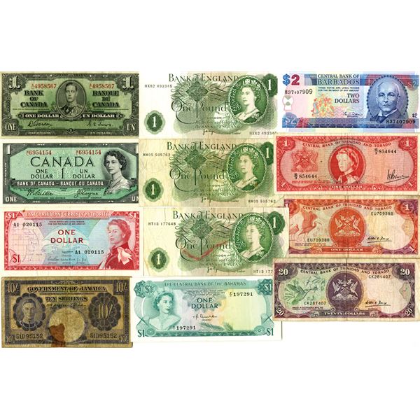 British Colonies, 1937 to 1985, Issued Banknote Collection