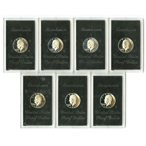 U.S., Eisenhower Dollars, 1971, Proof Dollar Collection.