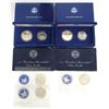 Image 1 : U.S. Silver Eisenhower Dollars and Liberty Coin Sets, 1971 and 1986, in Original Packaging.