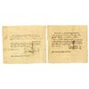 Image 1 : CT. Connecticut Pay-Table Office, 1783 Tax Pay Order Pair