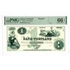 Image 1 : IN. Bank of Portland, ND (1840-50s) $1, Proprietary-Reprint Proof, ca.1940-60s)