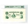 Image 1 : ME. Richmond Bank, ND (1840-50s)  $5, Proprietary-Reprint Proof, ca.1940-60s