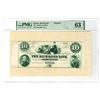 Image 1 : ME. Richmond Bank, ND (1840-50s) $10, Proprietary-Reprint Proof, ca.1940-60s