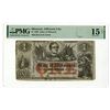 Image 1 : MO and LA. State of Missouri, 1862, Obsolete Banknote printed on the back of a "Bank of America", Ne