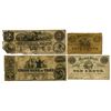 Image 1 : NY. Troy, New York Obsolete Banknote and Scrip note Quartet, 1855-62