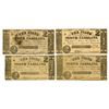 Image 1 : NC. State of North Carolina, 1861, Issued Obsolete Banknote Quartet.