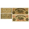 Image 1 : VA., Virginia Treasury and State of Virginia, 1862, Issued Banknote Quartet.