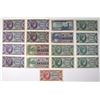 Image 1 : U.S. Military Payment Certificates, Series 641 to Series 681, Issued Banknote Assortment.