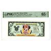 Image 1 : CA. FL. Disney Dollar, 1991, $10 Issued Banknote.