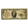 Image 1 : MD. First National Bank of Gaithersburg, Maryland, $10, Series of 1929, T1, Ch# 4608, Issued Banknot
