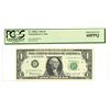 Image 1 : U.S., F.R.N., $1, Series 1963, Fr.# 1900G, Low Serial Number Issued Banknote.