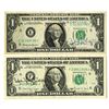 Image 1 : U.S., F.R.N., $1, Series of 1963B and Series 1988A, Both with Courtesy Autographs.