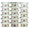Image 1 : U.S., F.R.N., $1, Series 1963B, Fr.# 1902E, Issued Banknote Group of 17 PCGS graded Notes..
