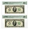 Image 1 : U.S.,  F.R.N., $10, Series of 1934A, Issued Banknote Pair.