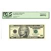 Image 1 : U.S., F.R.N., $10 FW, Series of 1999, Fr.#2034-K* Replacement Banknote, The First of 2 Sequential No