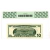 Image 2 : U.S., F.R.N., $10 FW, Series of 1999, Fr.#2034-K* Replacement Banknote, The First of 2 Sequential No