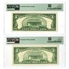 Image 2 : U. S. Legal Tender Note, $5, Series 1953 and Series 1963, Issued Banknote Pair.