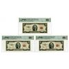 Image 1 : U. S. Legal Tender Notes, $2, Series 1953A, 1953B & 1953C, Issued Banknote Trio.