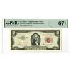 Image 1 : U. S. Legal Tender Notes, $2, Series 1953C, Fr.# 1512, The First of 2 Sequential Banknote.
