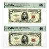 Image 1 : U. S. Legal Tender Note, $5, Series 1963, Issued Banknote Pair.