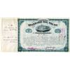 Image 1 : Standard Oil Trust 1882 Issued Stock Certificate Signed by John D. Rockefeller as President.