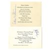 Image 1 : Robert F. Kennedy & Adlai E. Stevenson Signed Dinner Invitations, ca. 1950-60s.