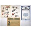 Image 1 : Seagrams & Sons Whiskey and Anheuser-Busch Co. Brewery Proof Certificates & Advertising Label Sample
