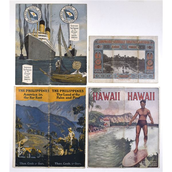 International Steamship & Cruise Line Ephemera with Brochures, Advertisements, Passenger Lists & Pos