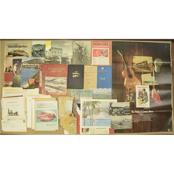 Maritime & Railroad Ephemera Collection, 1904 to 1996
