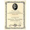 Image 1 : NY. Harding Memorial Association, Large Format Membership Certificate, ca. 1920s